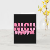Coquette Nicu Krankenschwester Nk Schleife Neonata Karte (Gelbe Blume)