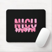 Coquette Nicu Nurse Nk Bow Neonatal Intensive Care Mousepad (Mit Mouse)
