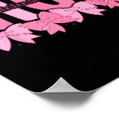 Coquette Nicu Nurse Nk Bow Neonatal Intensive Care Poster (Ecke)