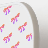 Coquette Niedlich Pink Bow Girl Ladys Birthday Pickleball Schläger (Linke Seite)