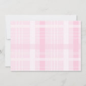 Coquette Niedliches Foto Pink Bow Abschluss Ankündigung (Rückseite)