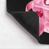 Coquette Nk Dice Bow Hearts 6 7 Preppy Valentine Y Mousepad (Ecke)