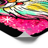 Coquette Nk Gl Santa Merry Christmas Women Girl Ki Poster (Ecke)