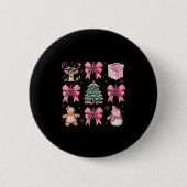 Coquette Nk Weihnachtsbaum Santa Gingerbread Weihn Button (Vorderseite)