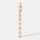 Coquette Orange Herbstbögen und Blätter iPhone 15 Hülle (Rechte Seite)