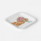 Coquette Paper-Teller für den Golden Retriever Pappteller (Gewinkelt)