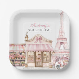Coquette Paris Französisches Pariser Café Geburtst Pappteller