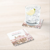 Coquette Paris Französisches Pariser Café Geburtst Untersetzer (Vor Ort)