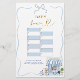 Coquette Parisian Café Baby Brain Games