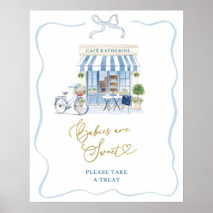 Coquette Parisian Café Baby sind Sweet Poster