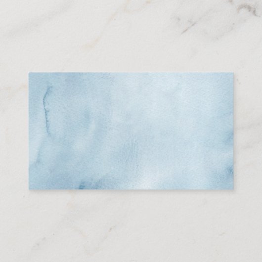 Coquette Parisian café French Blue Diaper Raffle E Begleitkarte (Rückseite)