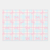 Coquette Pastell Blau Süße Geschenkpapier Set (Vorderseite 2)