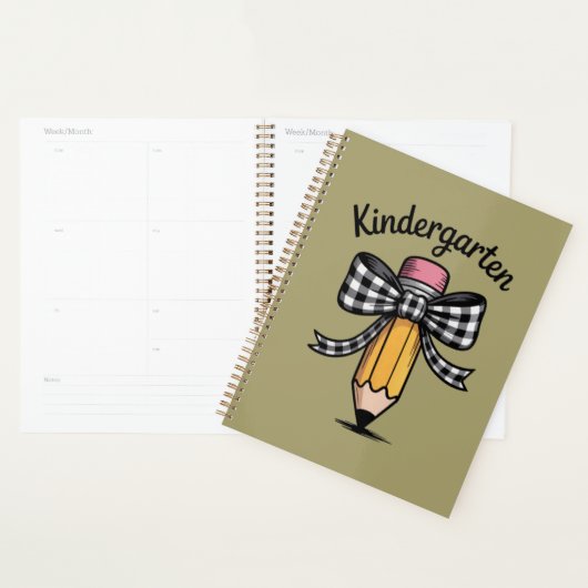 Coquette Pencil Bow Kindergarten Lehrerschule Planer (Anzeige)