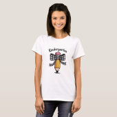 Coquette Pencil Bow Kindergarten Lehrerschule T-Shirt (Vorne ganz)