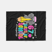 Coquette Pencil I Survived 67 Days Of School Princ Fleecedecke (Vorderseite (Horizontal))