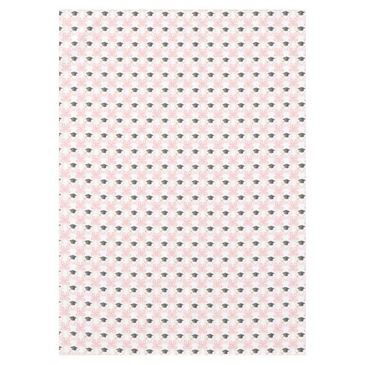 Coquette Pink Bow Abschluss Tischdecke (Vorderseite)