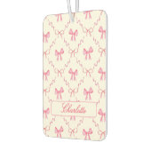 Coquette Pink Bow Air Freshener Autolufterfrischer (Links)