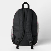 Coquette Pink Bow Bedruckter Rucksack (Rückseite)