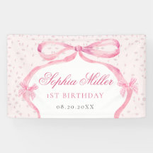 Coquette Pink Bow Birthday
