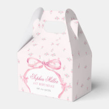 Coquette Pink Bow Birthday