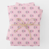 Coquette Pink Bow Disco Geschenkpapier Set (Beispiel)
