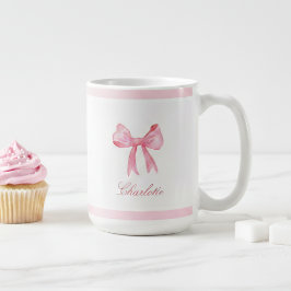 Coquette Pink Bow Kaffeetasse