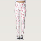 Coquette pink bow leggings (Vorderseite)