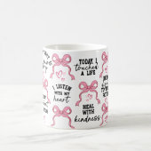 Coquette Pink Bow Nurse Geschenk, RN Abschluss Kaffeetasse (Mittel)