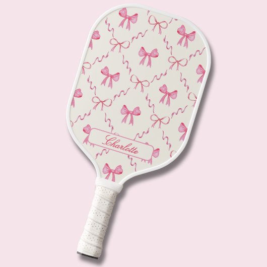 Coquette Pink Bow Pickleball Schläger