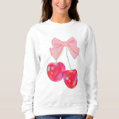 Coquette Pink Bow Sweatshirt (Vorderseite)