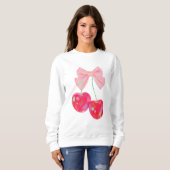 Coquette Pink Bow Sweatshirt (Vorne ganz)