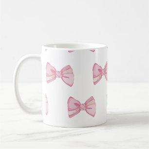 Coquette Pink Bow Tasse - Niedliche Ästhetische Ka