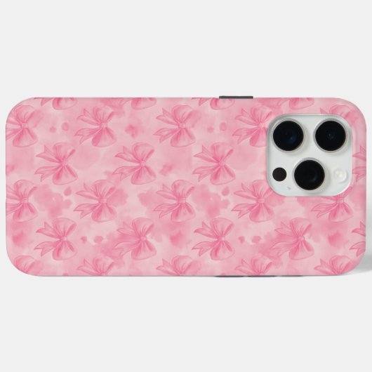 Coquette Pink Bows Case-Mate iPhone Hülle (Rückseite (Horizontal))
