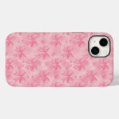 Coquette Pink Bows Case-Mate iPhone Hülle (Rückseite (Horizontal))