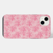 Coquette Pink Bows iPhone Hülle (Rückseite (Horizontal))