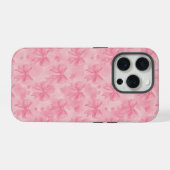 Coquette Pink Bows iPhone Hülle (Rückseite (Horizontal))