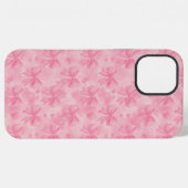 Coquette Pink Bows iPhone Hülle (Rückseite (Horizontal))