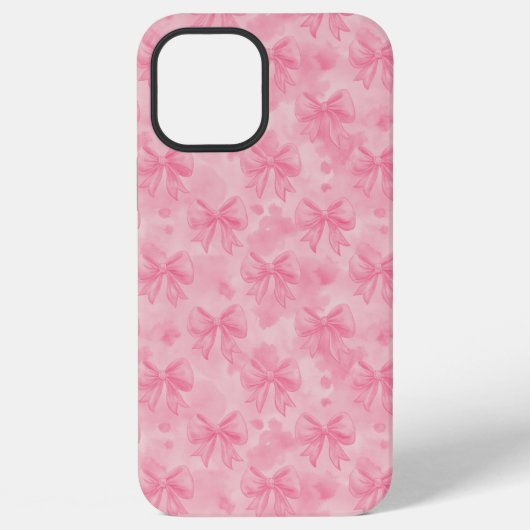 Coquette Pink Bows iPhone Hülle (Rückseite)