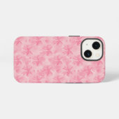 Coquette Pink Bows iPhone Hülle (Rückseite (Horizontal))