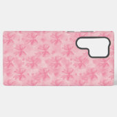 Coquette Pink Bows Samsung Galaxy Hülle (Rückseite (Horizontal))