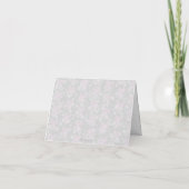 Coquette Pink durchsichtige Schleifen Danke (Rückseite)