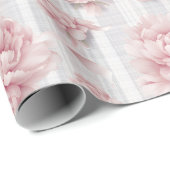 Coquette Pink Floral Geschenkpapier (Rolleneckpunkt)