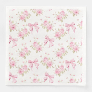Coquette Pink Hütte Rose Serviette