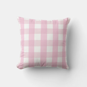 Coquette Pink Kariert Kissen