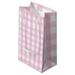 Coquette Pink Kariert Kleine Geschenktüte