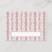 Coquette Pink Liebe Shack Date Night Ideas Begleitkarte (Rückseite)