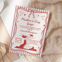 Coquette Pink Muttertags-Yoga-Party