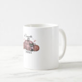 Coquette Pink Pumpkin Cat Classic T - Shirt Kaffeetasse (VorderseiteRechts)
