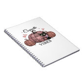 Coquette Pink Pumpkin Kat Oversifizierter T - Shir Notizblock (Rechte Seite)