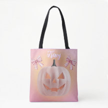 Coquette Pink Pumpkin mit Bows Custom